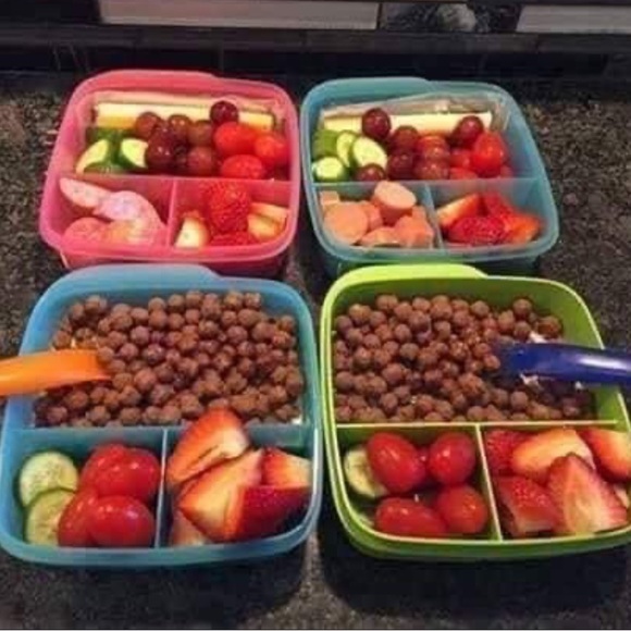 Tupperware divided lunch containers - Picture 6 of 8